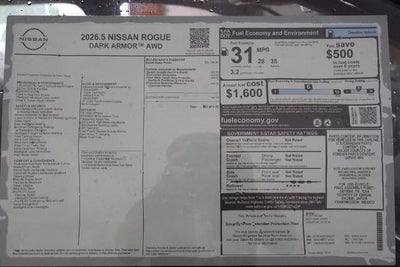 2026 Nissan Rogue Dark Armor