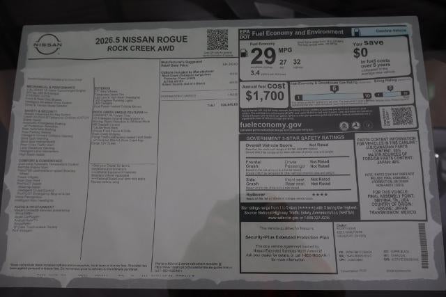 2026 Nissan Rogue Rock Creek