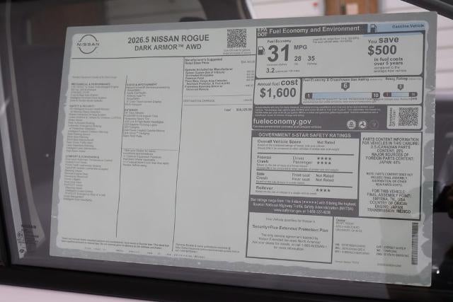 2026 Nissan Rogue Dark Armor