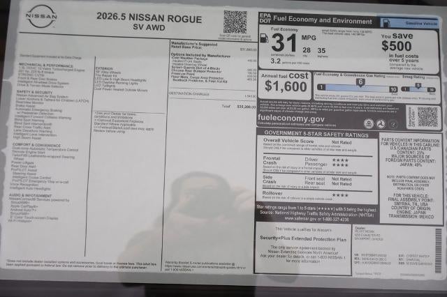 2026 Nissan Rogue SV