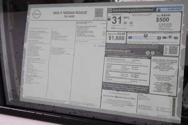 2026 Nissan Rogue SV