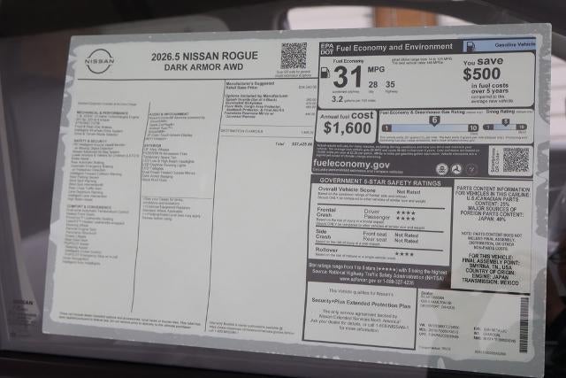 2026 Nissan Rogue Dark Armor