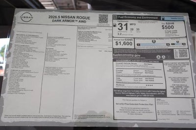 2026 Nissan Rogue Dark Armor