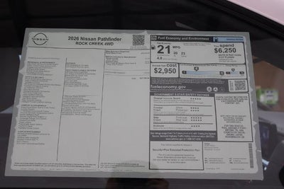 2026 Nissan Pathfinder Rock Creek