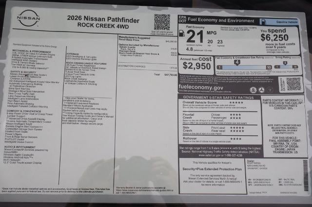 2026 Nissan Pathfinder Rock Creek