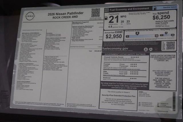 2026 Nissan Pathfinder Rock Creek