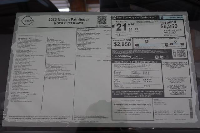 2026 Nissan Pathfinder Rock Creek