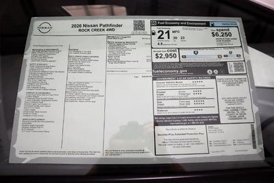 2026 Nissan Pathfinder Rock Creek
