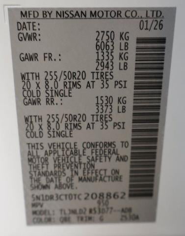 2026 Nissan Pathfinder SL