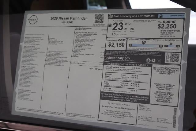 2026 Nissan Pathfinder SL