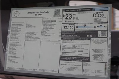2026 Nissan Pathfinder SL