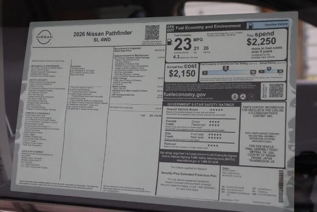 2026 Nissan Pathfinder SL