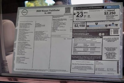 2026 Nissan Pathfinder SL