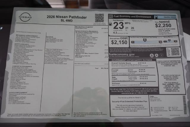 2026 Nissan Pathfinder SL