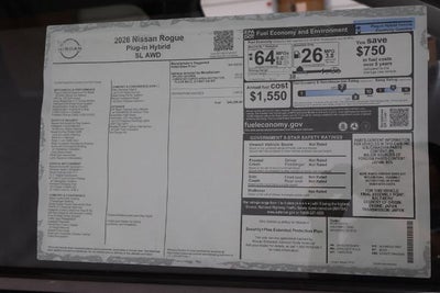 2026 Nissan Rogue Plug-In Hybrid SL