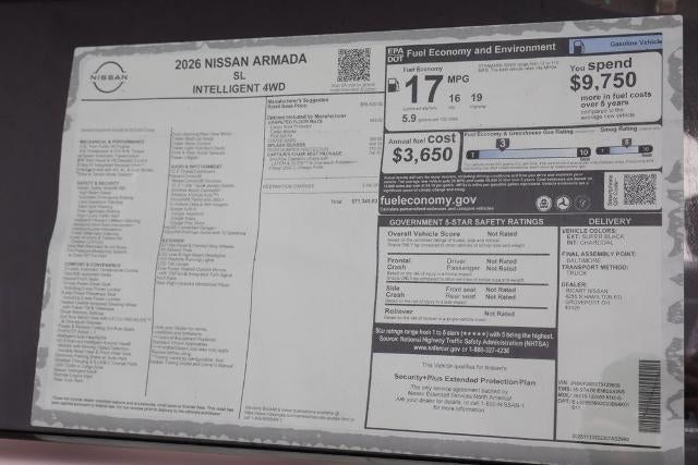 2026 Nissan Armada SL