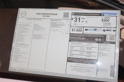 2026 Nissan Rogue SV