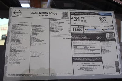 2026 Nissan Rogue Platinum