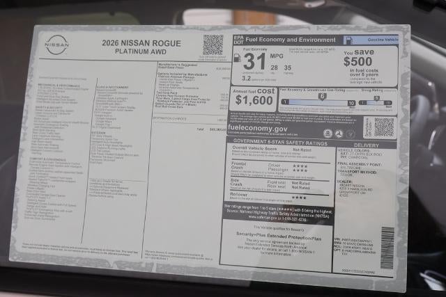 2026 Nissan Rogue Platinum