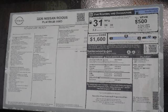 2026 Nissan Rogue Platinum