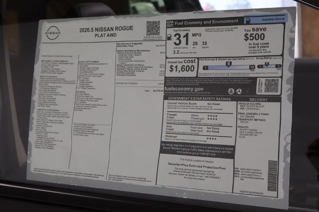 2026 Nissan Rogue Platinum