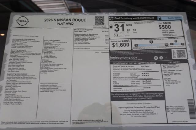 2026 Nissan Rogue Platinum