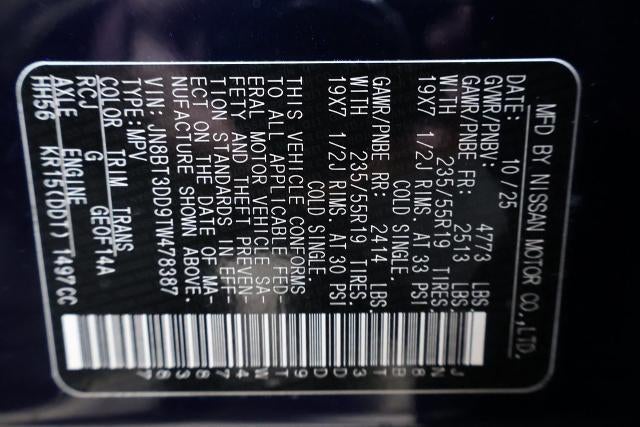 2026 Nissan Rogue Platinum