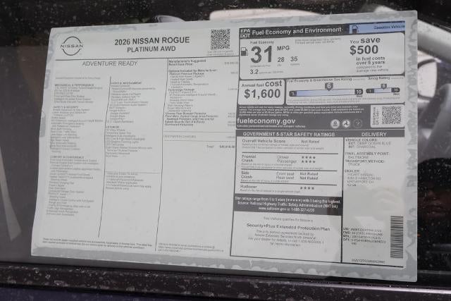 2026 Nissan Rogue Platinum
