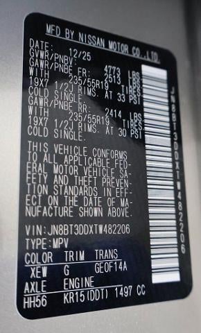 2026 Nissan Rogue Platinum