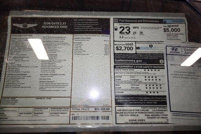 2026 Genesis GV70 2.5T ADVANCED AWD