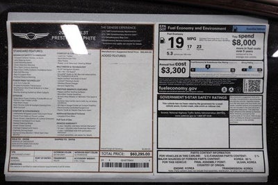 2026 Genesis G70 3.3T PRESTIGE GRAPHITE AWD