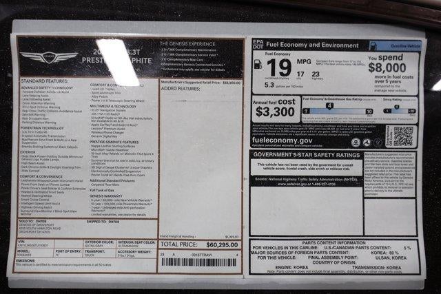 2026 Genesis G70 3.3T PRESTIGE GRAPHITE AWD