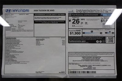 2026 Hyundai TUCSON SE AWD