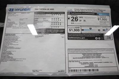 2026 Hyundai TUCSON SE AWD