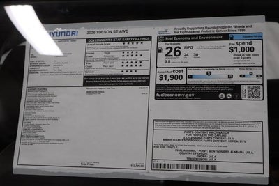 2026 Hyundai TUCSON SE AWD