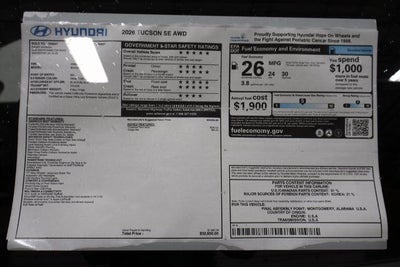 2026 Hyundai TUCSON SE AWD