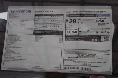 2026 Hyundai TUCSON SEL FWD