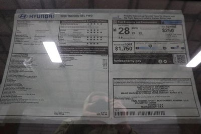 2026 Hyundai TUCSON SEL FWD