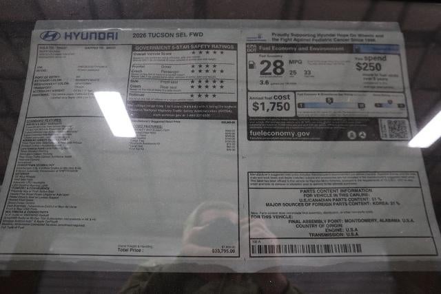 2026 Hyundai TUCSON SEL FWD