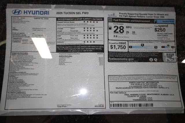 2026 Hyundai TUCSON SEL FWD