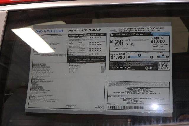 2026 Hyundai TUCSON SEL AWD