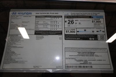 2026 Hyundai TUCSON SEL AWD