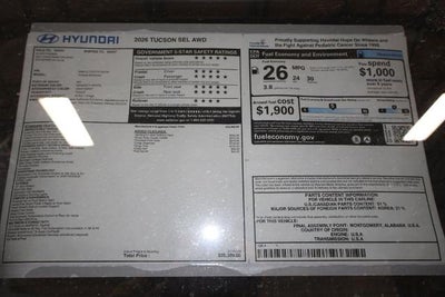 2026 Hyundai TUCSON SEL AWD