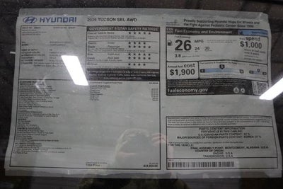 2026 Hyundai TUCSON SEL AWD