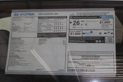 2026 Hyundai TUCSON SEL AWD