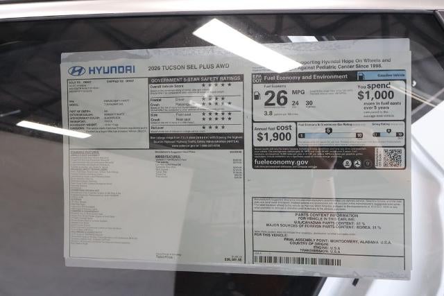 2026 Hyundai TUCSON SEL Plus AWD