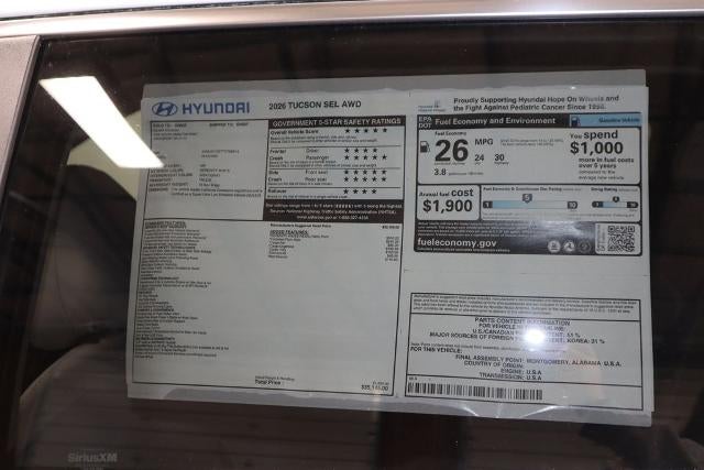 2026 Hyundai TUCSON SEL AWD