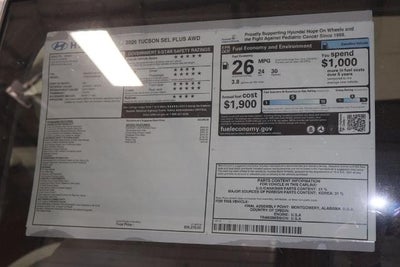 2026 Hyundai TUCSON SEL AWD