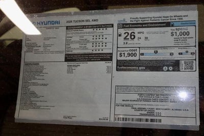 2026 Hyundai TUCSON SEL AWD