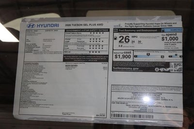 2026 Hyundai TUCSON SEL Plus AWD